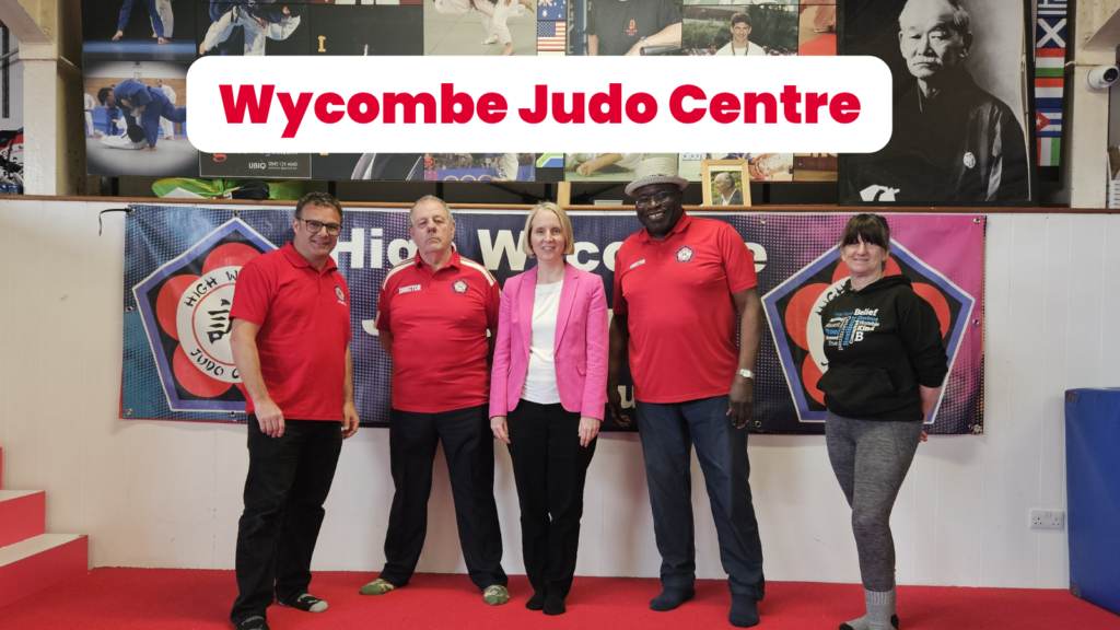 Emma Reynolds MP at Wycombe Judo Centre